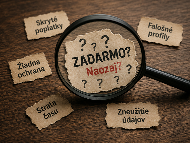 Zoznamka zadarmo: čo za ňu platíš, keď neplatíš peniazmi